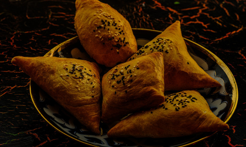 Samsa with meat