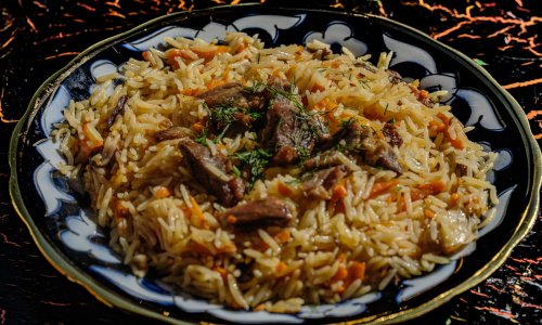 Uzbek Plov with chicken 