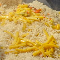 Vegetariškas uzbekiškas plovas